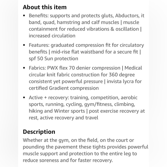 2XU compression tights - Picture 8 of 10